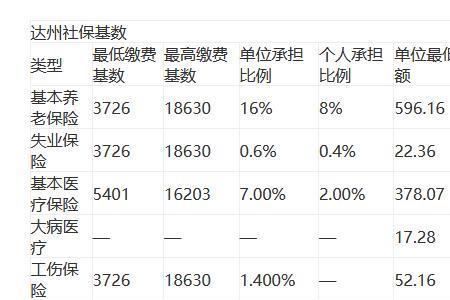四川乐山2022社保缴费标准表
