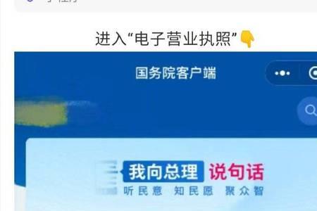 湖南怎么查看电子营业执照