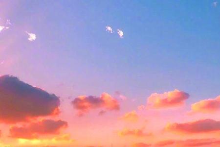 写夕阳漂亮你更漂亮的文案