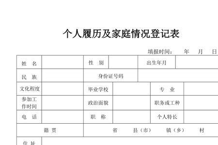 个人履历忘了怎么办