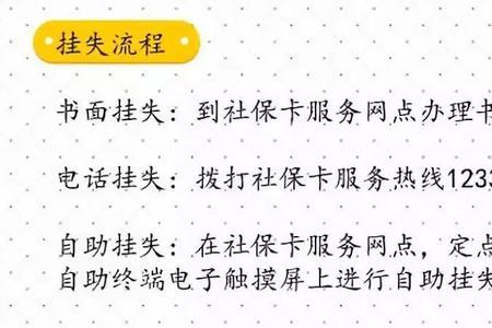 社保卡一卡在那挂失