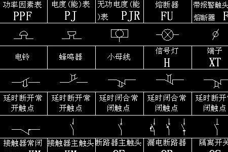 空气开关画图符号图片