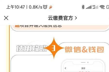 云缴费要手续吗