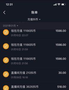 抖音充值不了怎么回事
