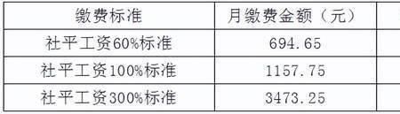 云南省2022灵活就业缴费表