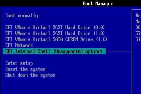 怎么用U盘启动EFI shell