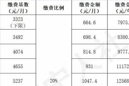 河南2023社保缴费基数