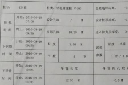 灌注桩含沙量标准