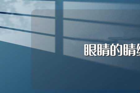 睛字扩词