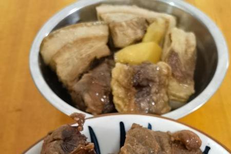 卤牛肉解冻后松散水分多