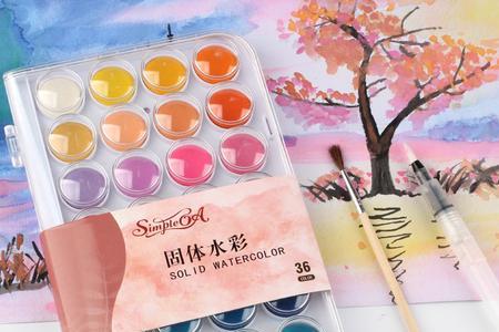 水彩固体颜料樱花的好用吗