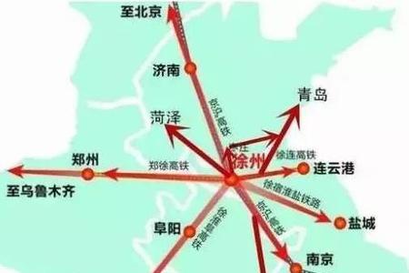 徐州至镇江高铁经过站点