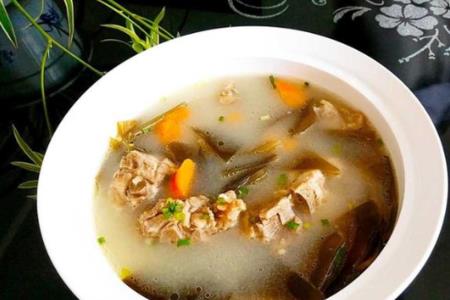 海带滑肉汤的做法