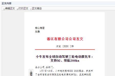 什么是公文正文的说明