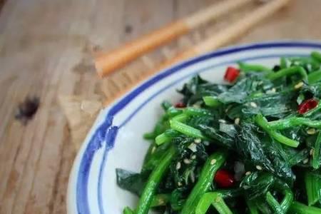 香拌菠菜的热量是多少