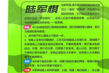 陆战棋的玩法