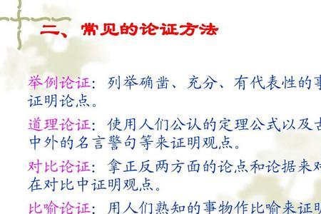 道理论证的标志性词语