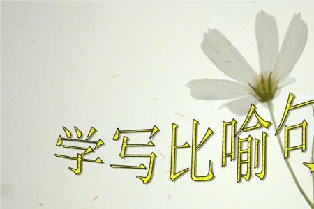 一朵朵花儿像什么比喻句