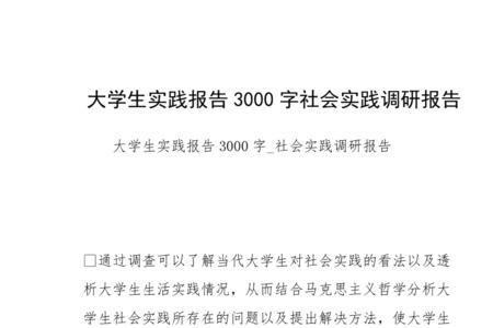 大学生实践报告预期目标怎么写