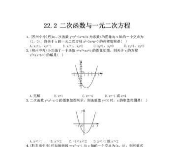 二次函数的焦点方程
