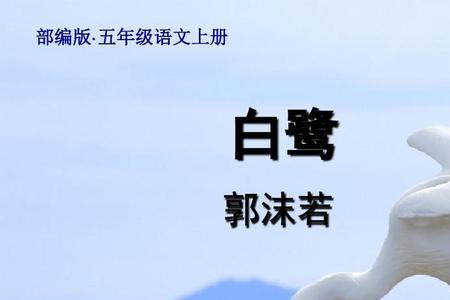 五年级上册白鹭课文换字组词