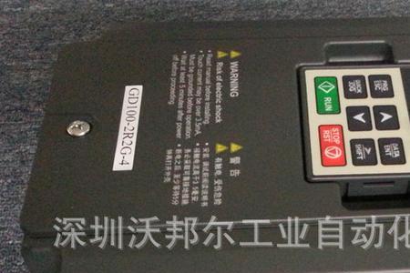 英威腾变频器显示1te是什么意思