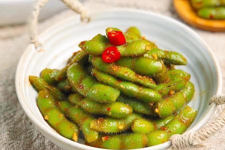 无壳毛豆做法素