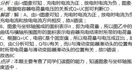 电容器的电压与电荷量有关吗