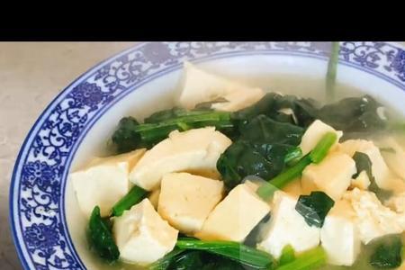 菠菜炖豆腐的热量是多少