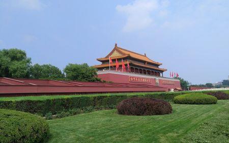 什么有雄伟的天安门