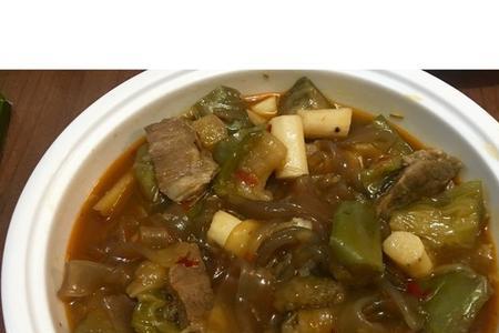 土豆粉丝肉汤的家常做法