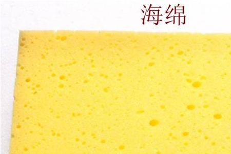 黄色海绵和白色海绵的区别