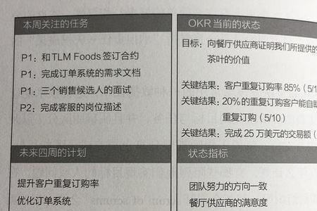 okr怎么写个人目标