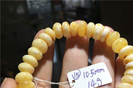 14毫米蜜蜡珠子孔道多大