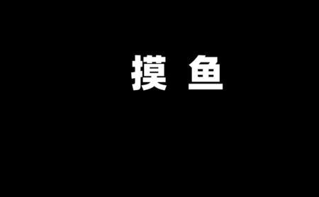 能摸鱼就摸鱼啥意思
