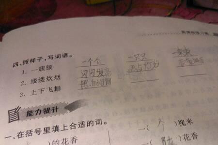 照样子写词语跑得什么
