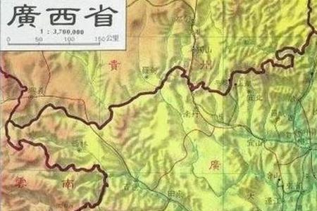 广东广西分界线什么湖