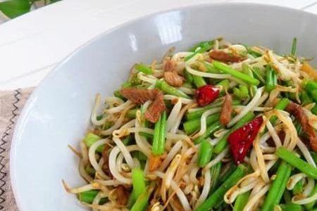 黄豆炒肉芹菜的做法