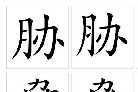 rou的四个声调的汉字