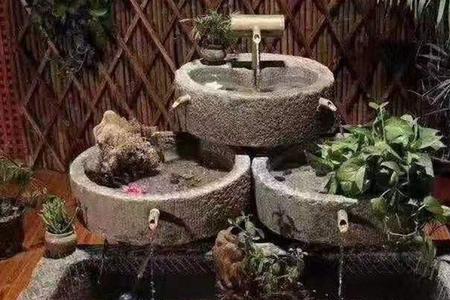 小石磨盆景能放屋里吗