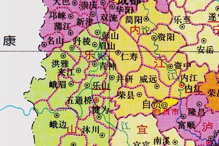 乐山和哪几个城市交界
