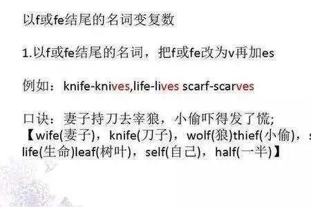 wlfe的复数是什么
