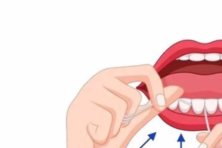 后槽牙用牙线怎么清理