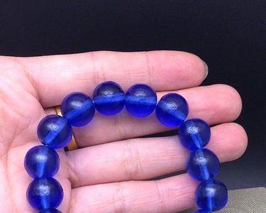 为什么有的海柳手串是蓝色的