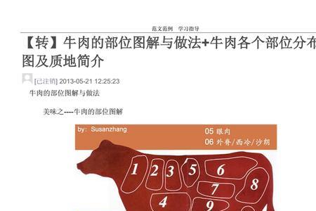 牛羽下肉是哪个部位