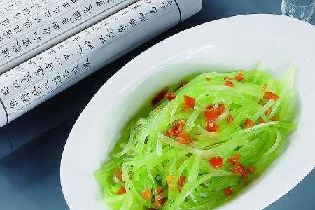 清蒸莴笋丝的做法