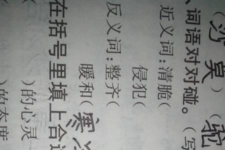 最爱的反义词和近义词