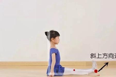 正确的绷脚尖方法