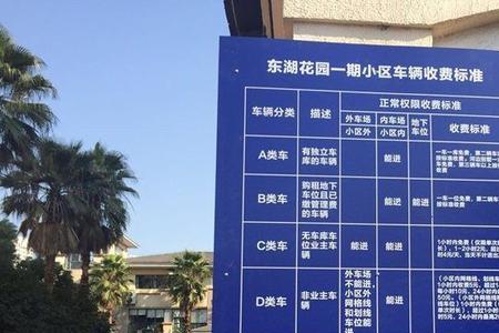 上海小区包月卡停车费收费标准