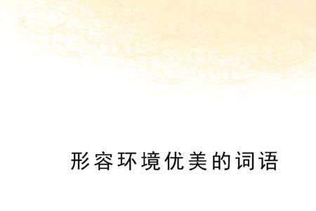形容项目的词语